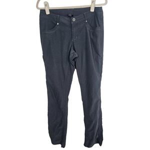 Kuhl Womens Pants Ankle Pants Women 8 Gray Nylon Pants Straight Leg Pant Outdoor